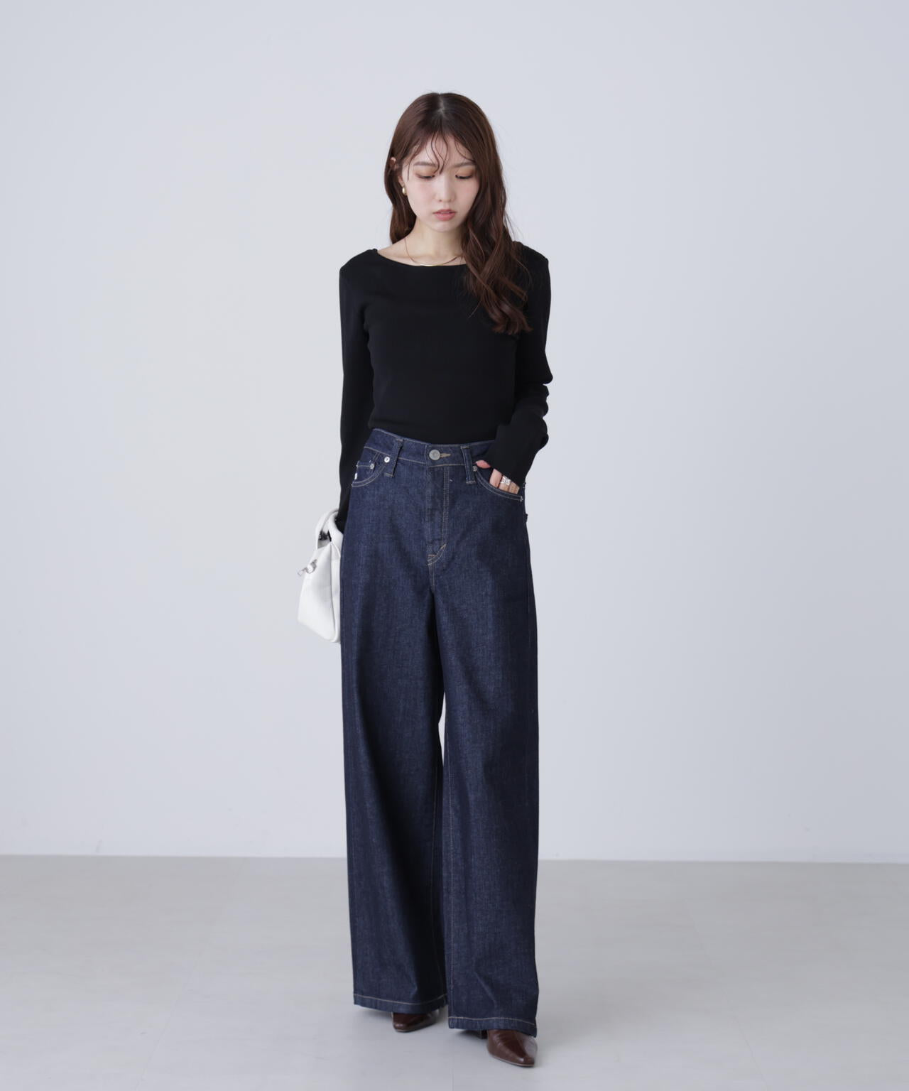 【MFM】バックオープンニット