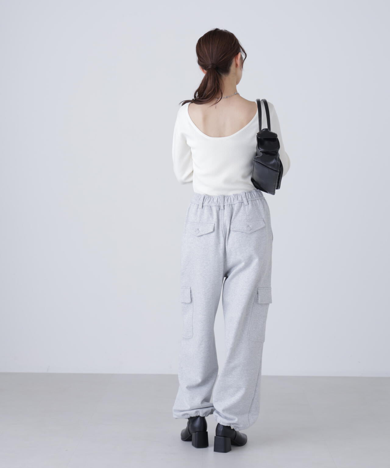 【MFM】バックオープンニット