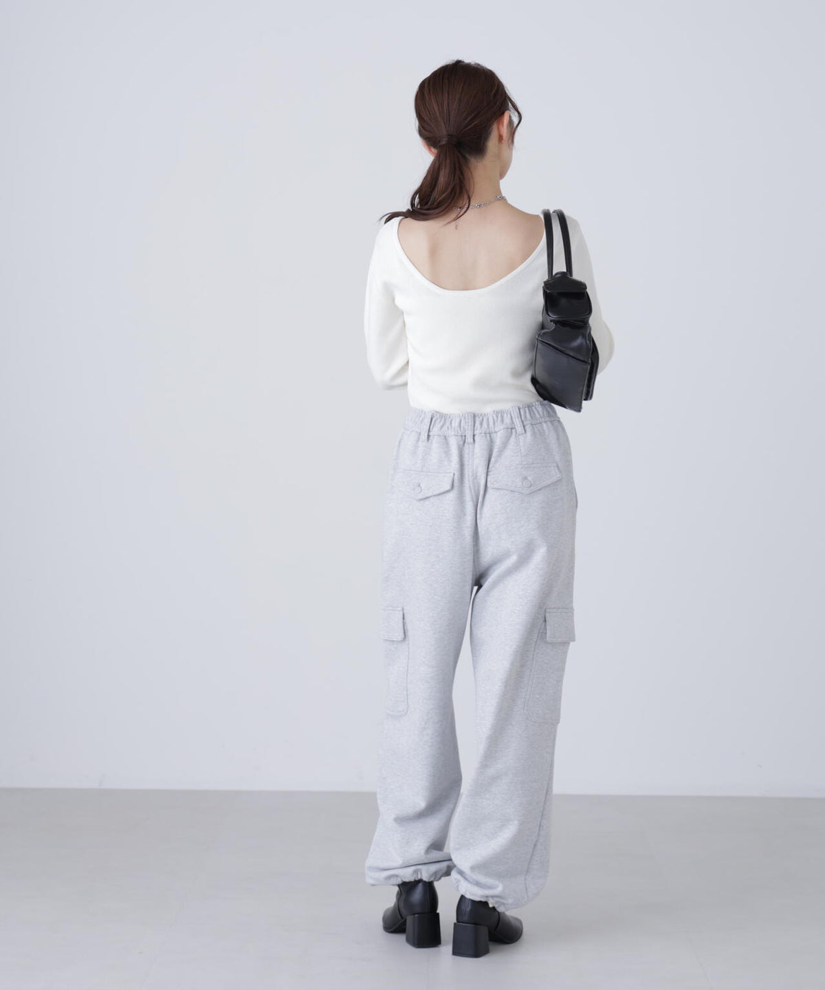 【MFM】バックオープンニット