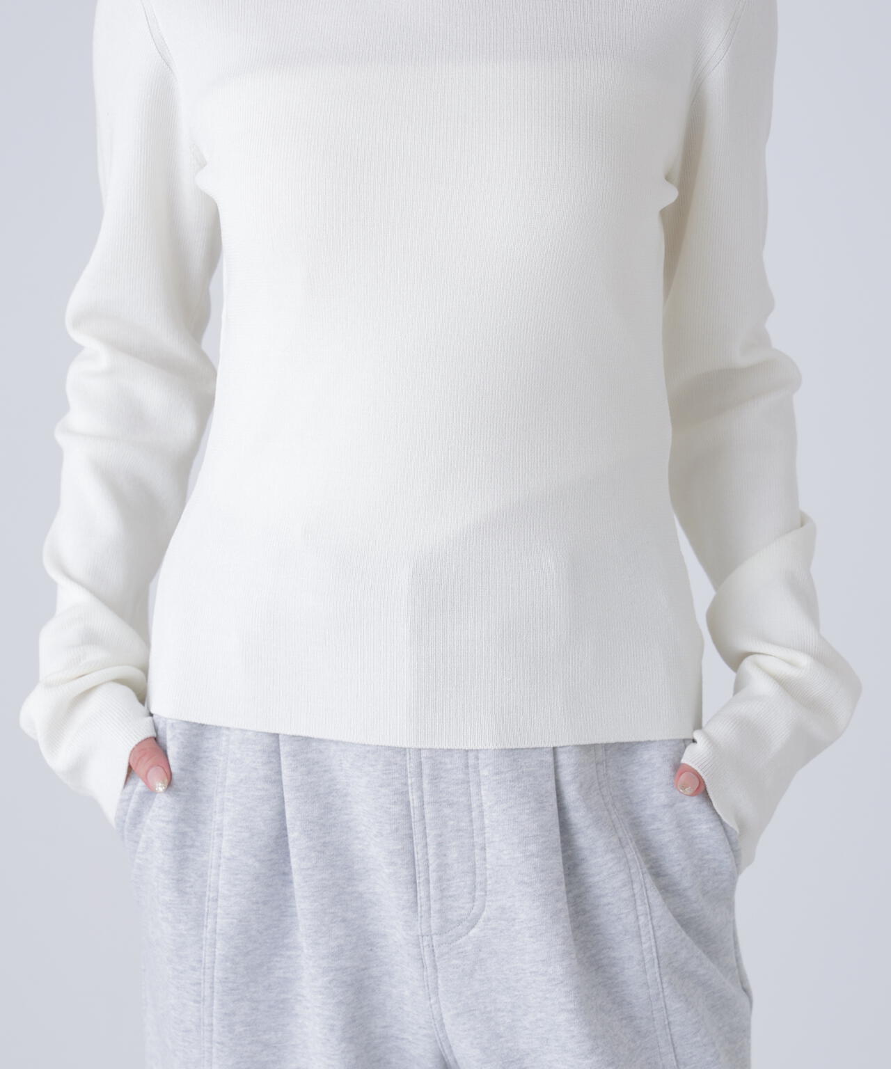 【MFM】バックオープンニット