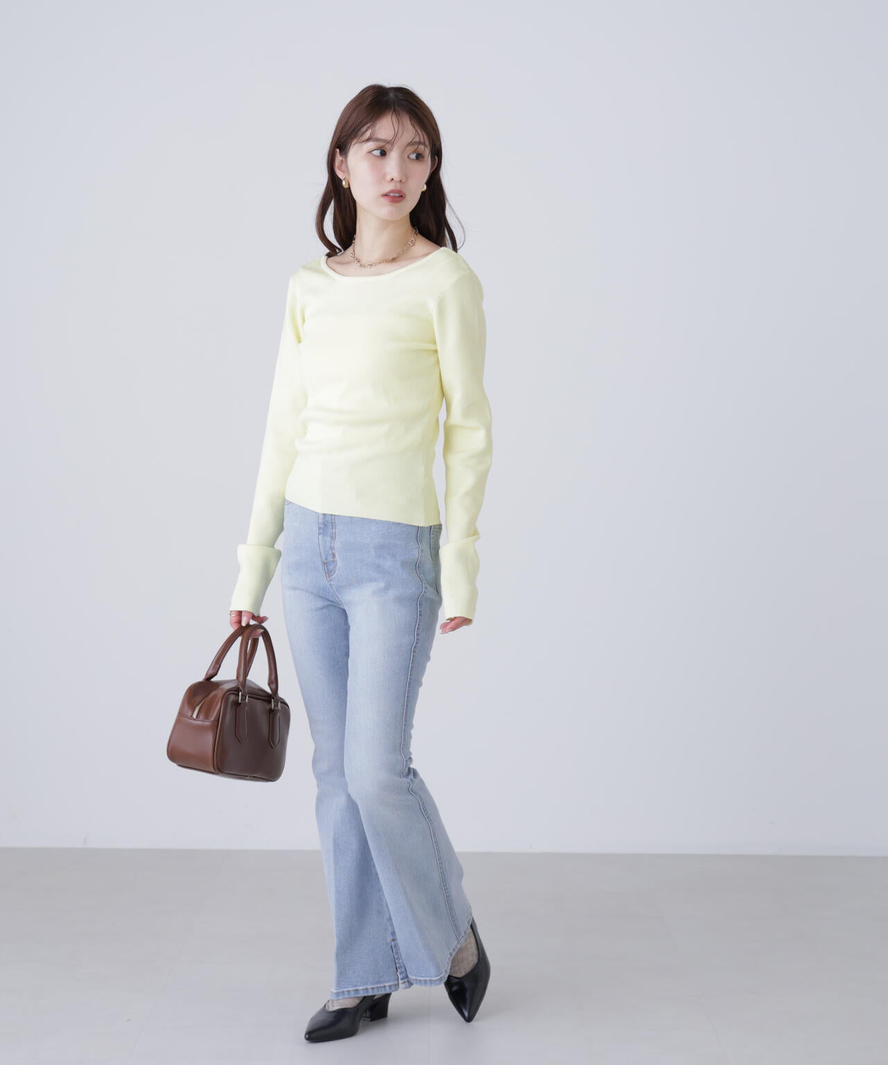 【MFM】バックオープンニット