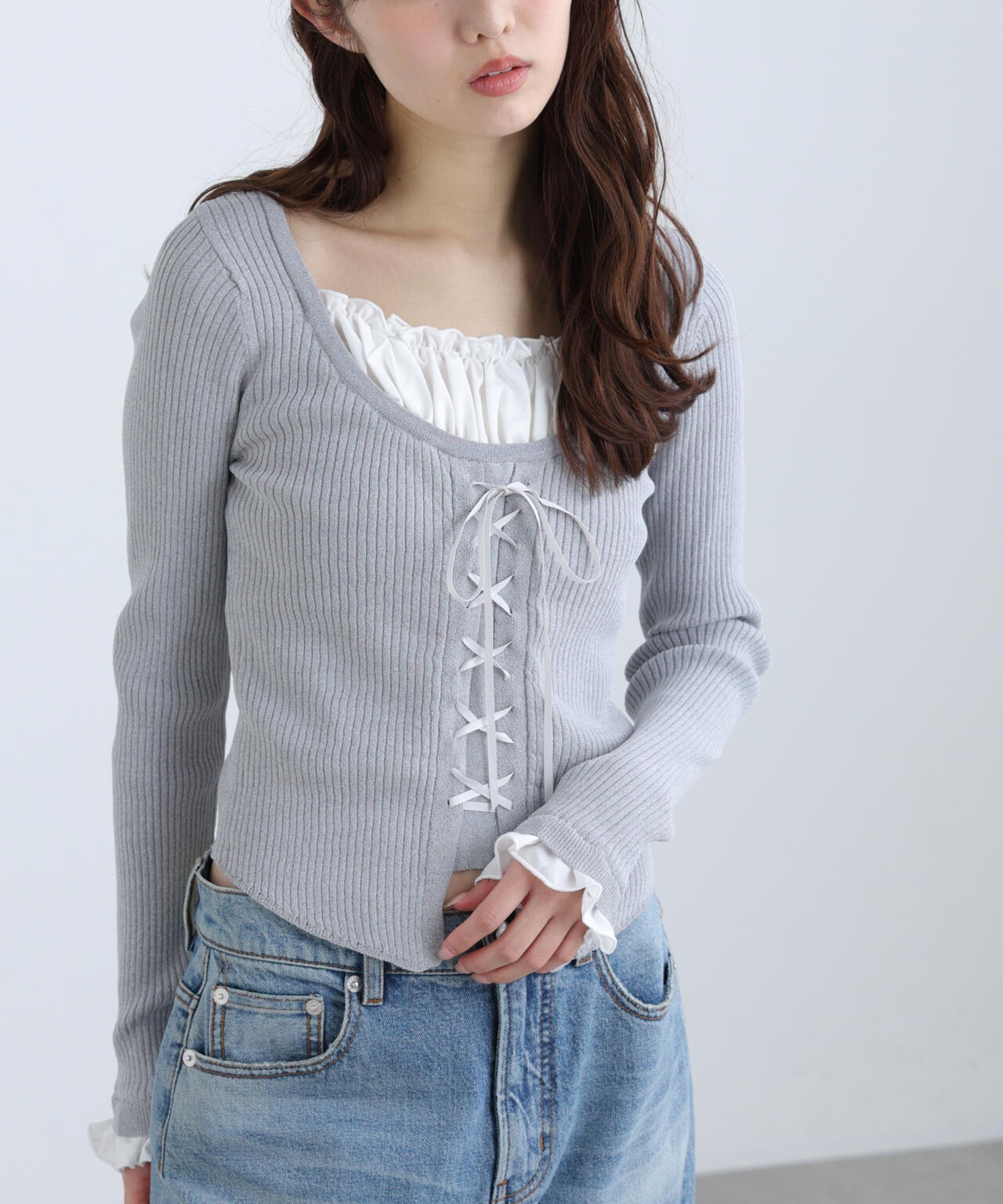 162cm 着用サイズ:FR
