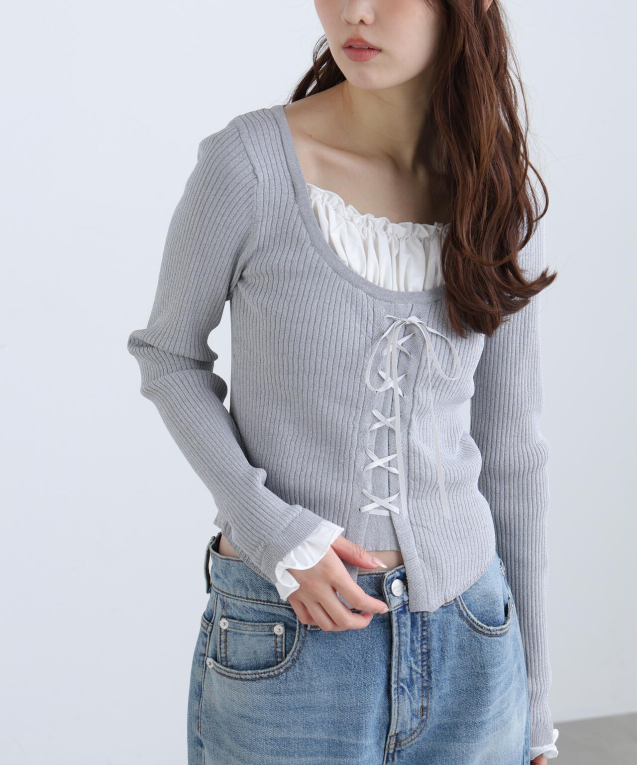 162cm 着用サイズ:FR