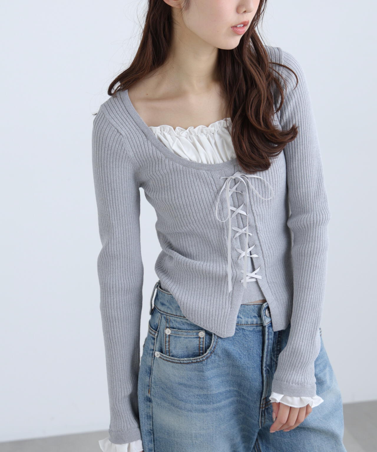 162cm 着用サイズ:FR