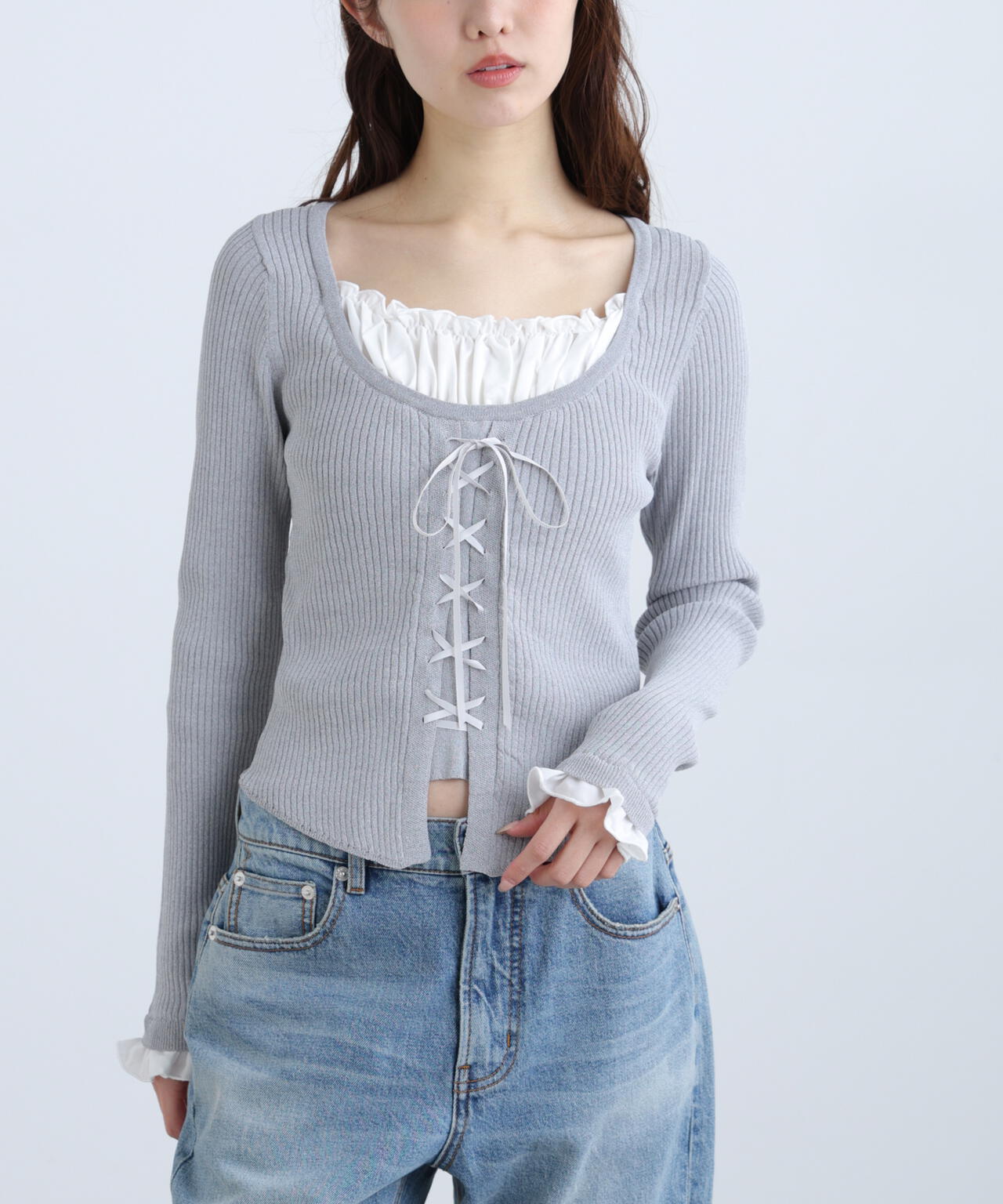 162cm 着用サイズ:FR
