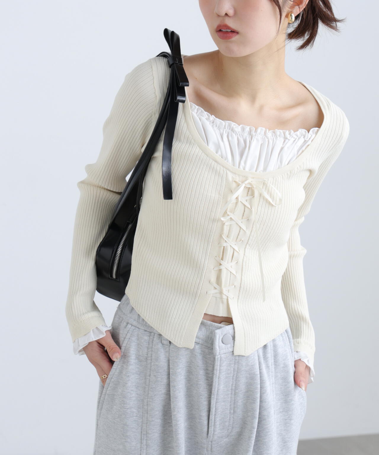 162cm 着用サイズ:FR