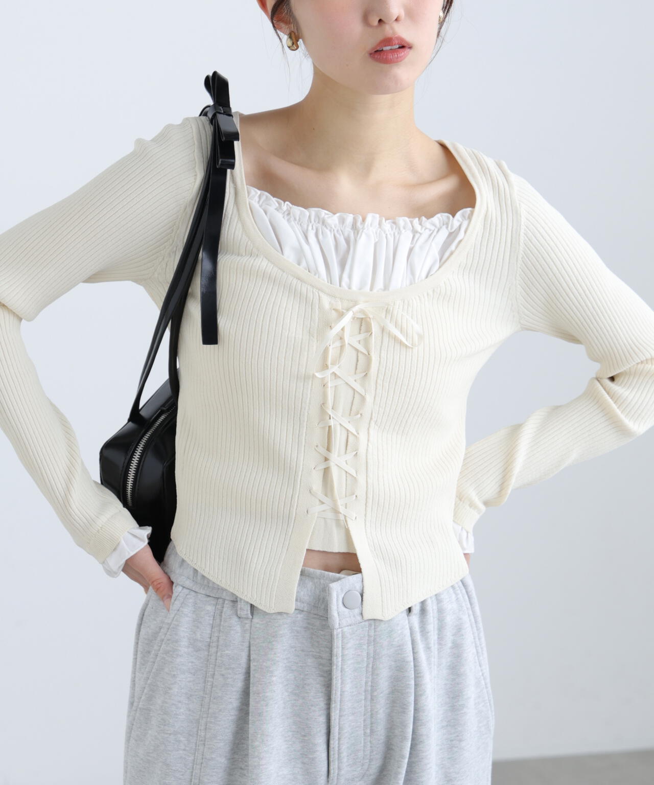 162cm 着用サイズ:FR