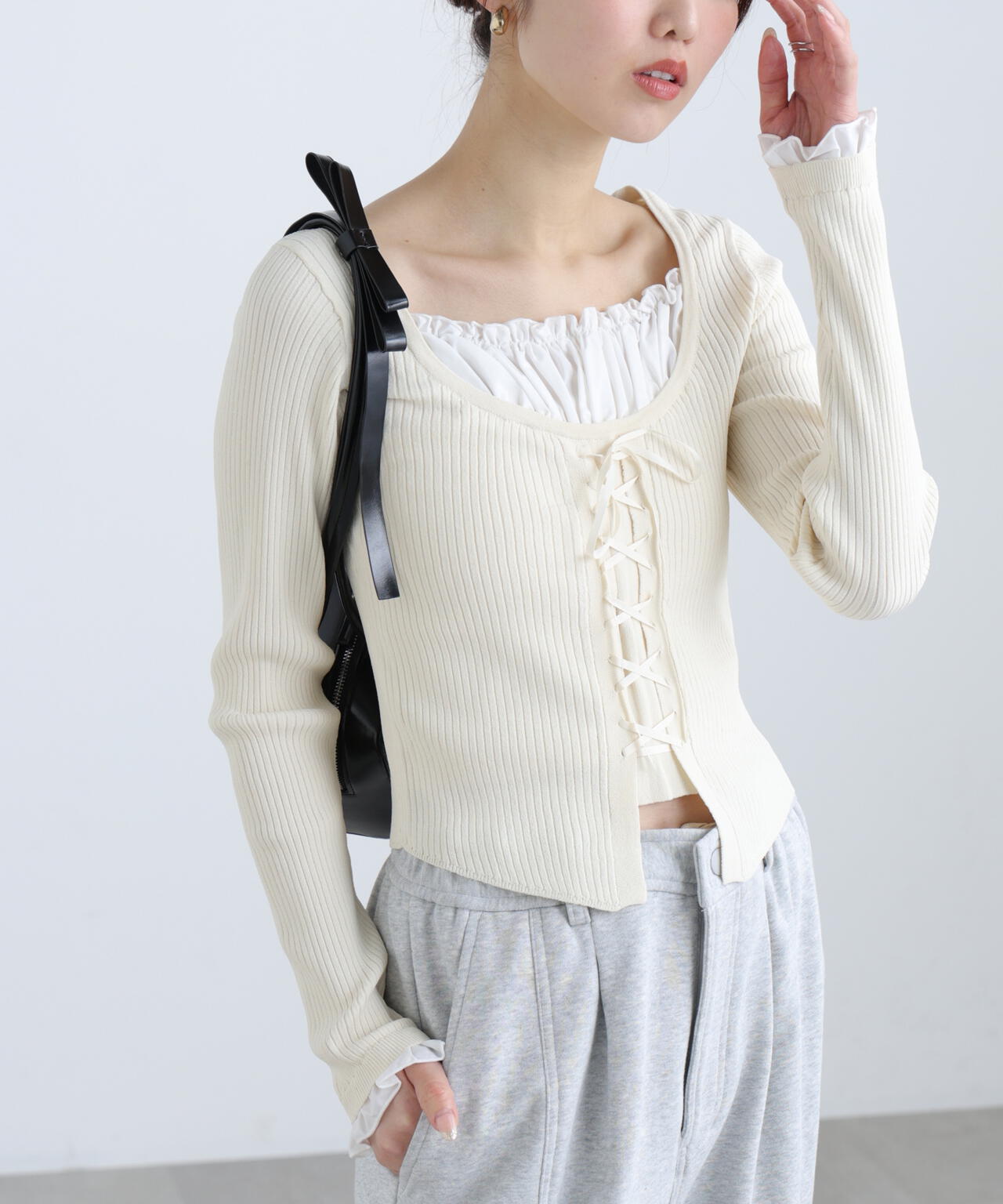 162cm 着用サイズ:FR