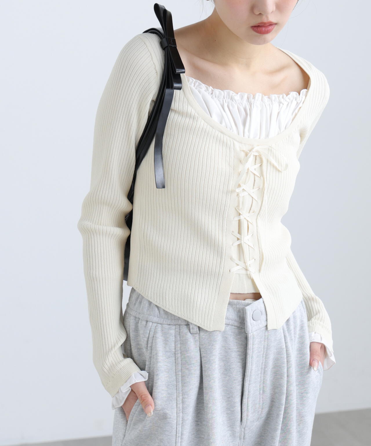 162cm 着用サイズ:FR