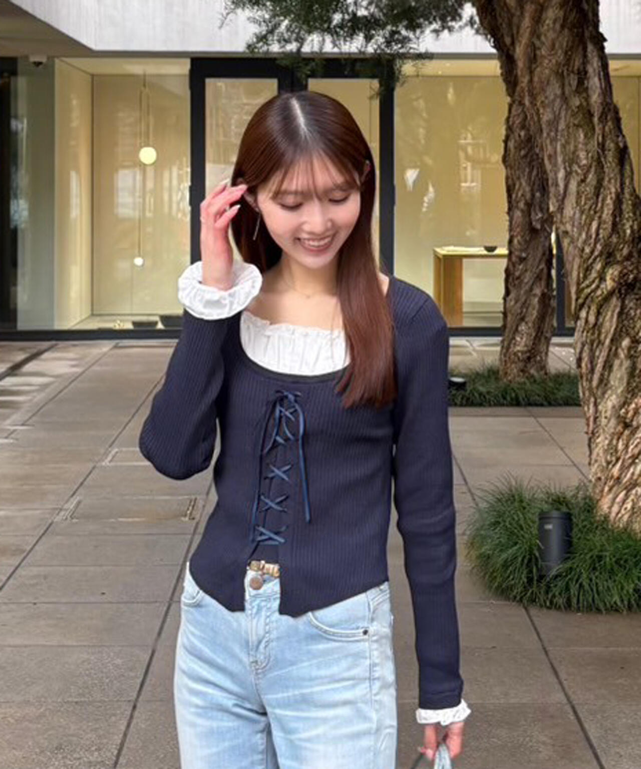 162cm 着用サイズ:FR