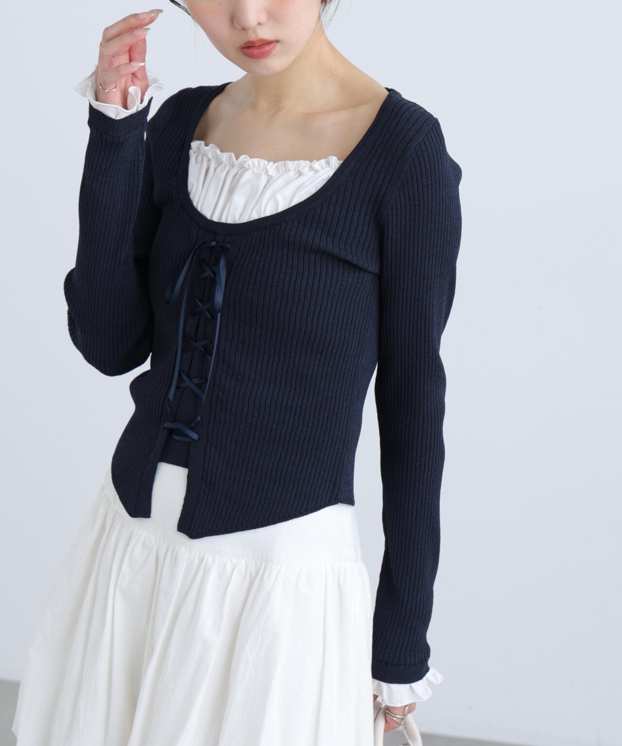 162cm 着用サイズ:FR