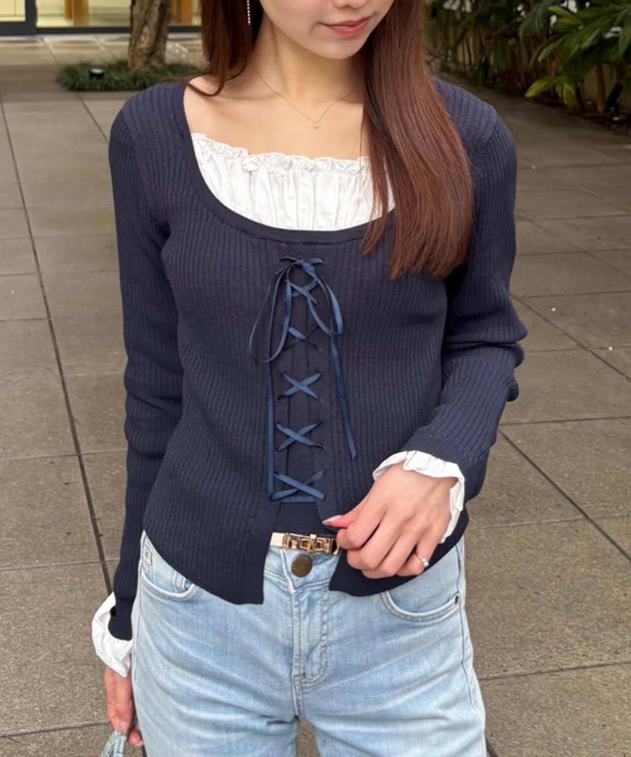 162cm 着用サイズ:FR