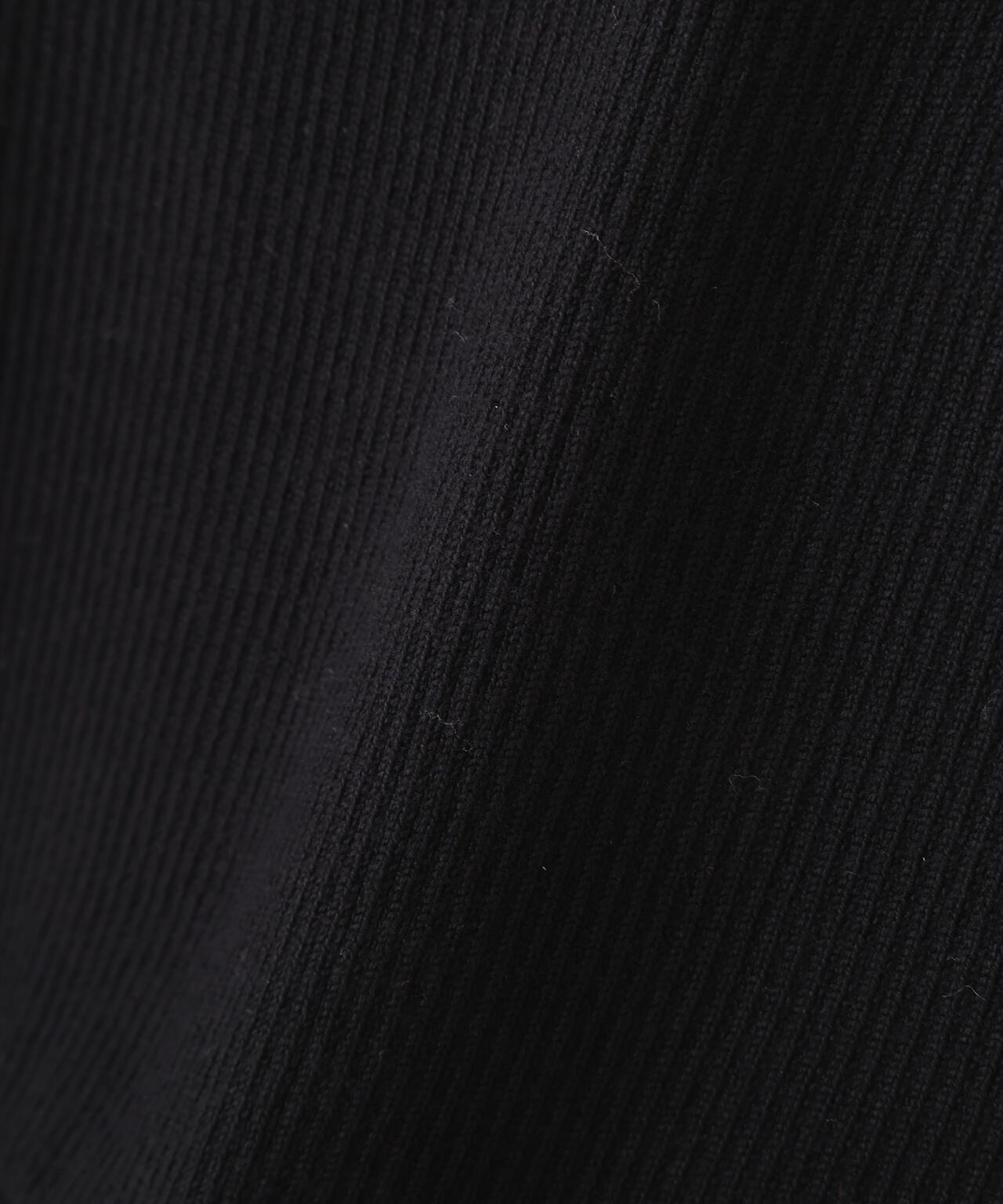 ドットフリルレイヤードニット