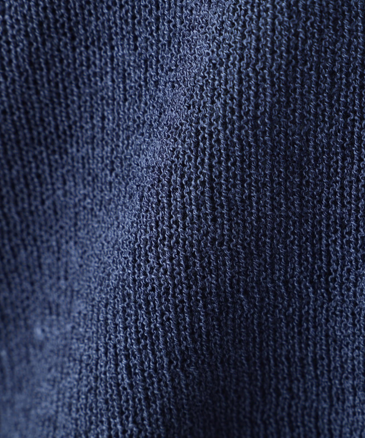 透かしあみ天竺短丈ニット