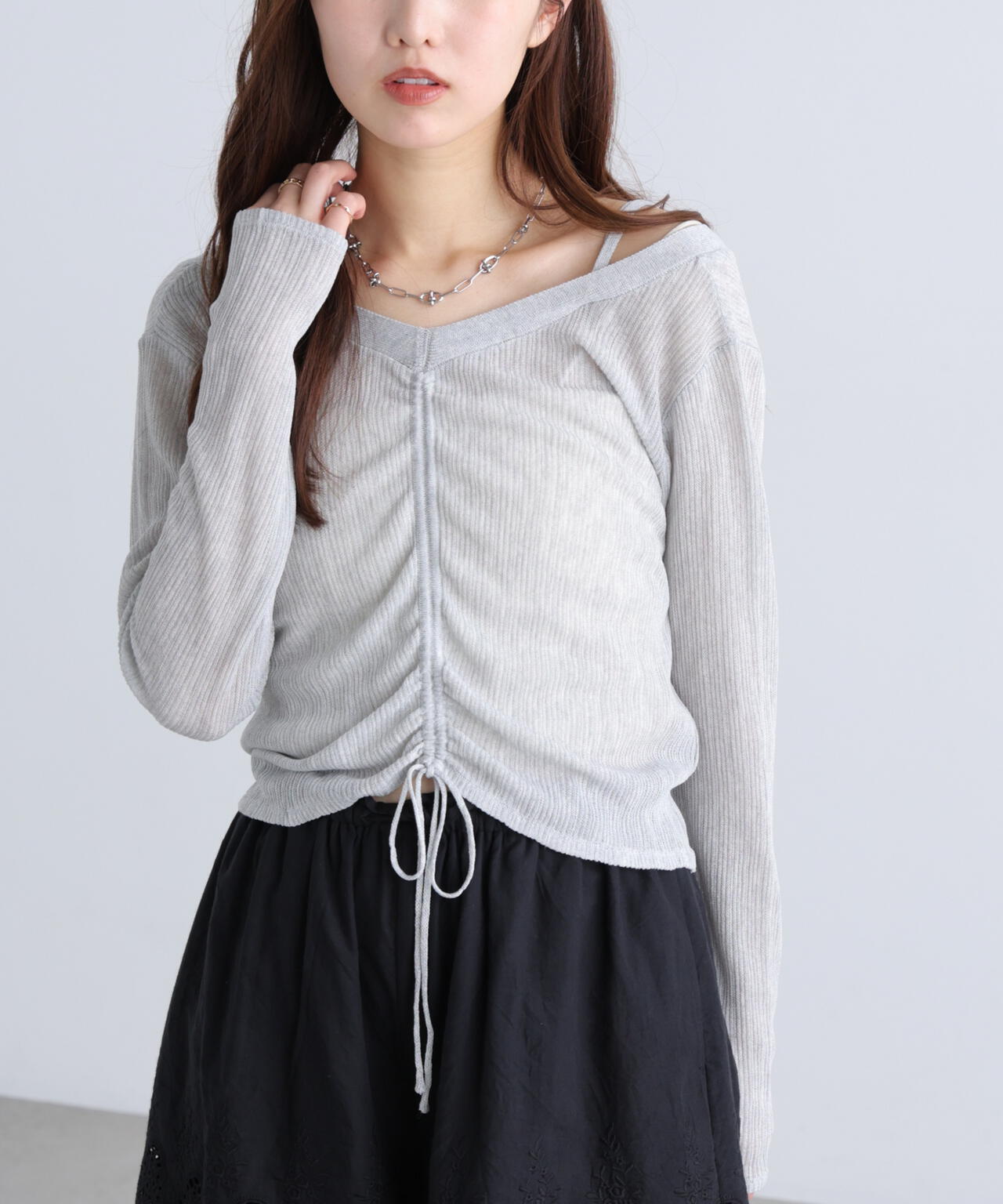 162cm 着用サイズ:FR