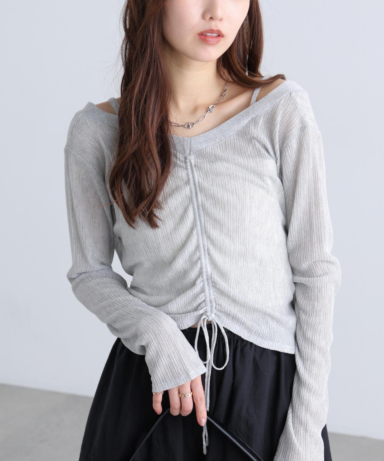 162cm 着用サイズ:FR
