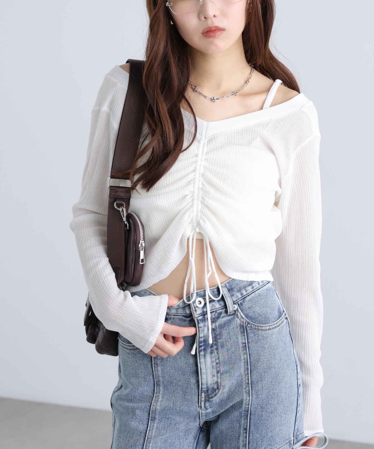 162cm 着用サイズ:FR