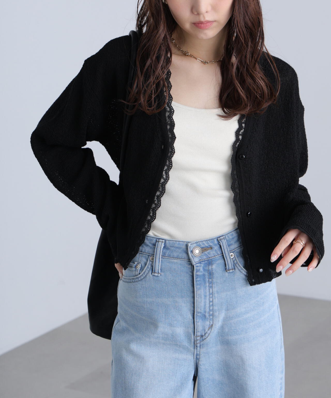 162cm 着用サイズ:FR