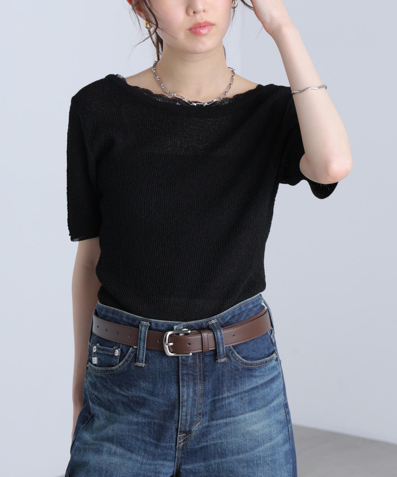 162cm 着用サイズ:FR
