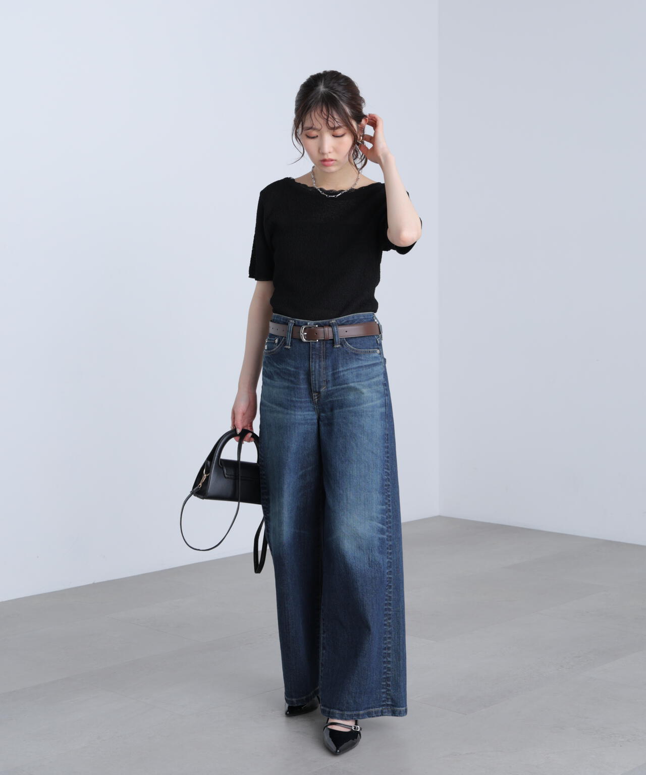 162cm 着用サイズ:FR