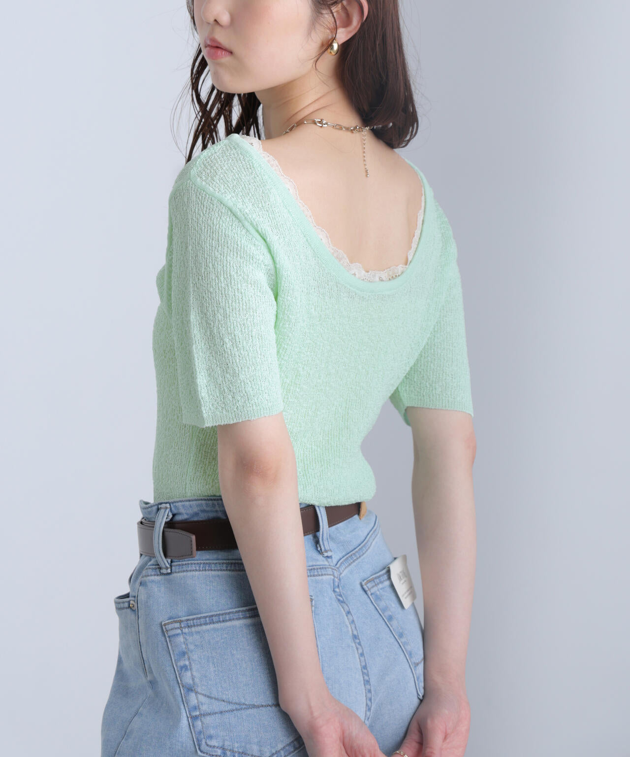162cm 着用サイズ:FR