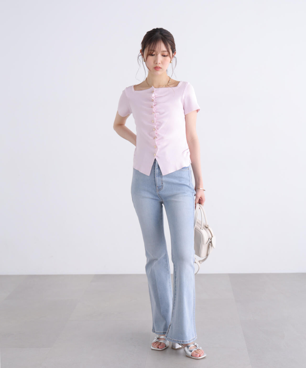 162cm 着用サイズ:FR