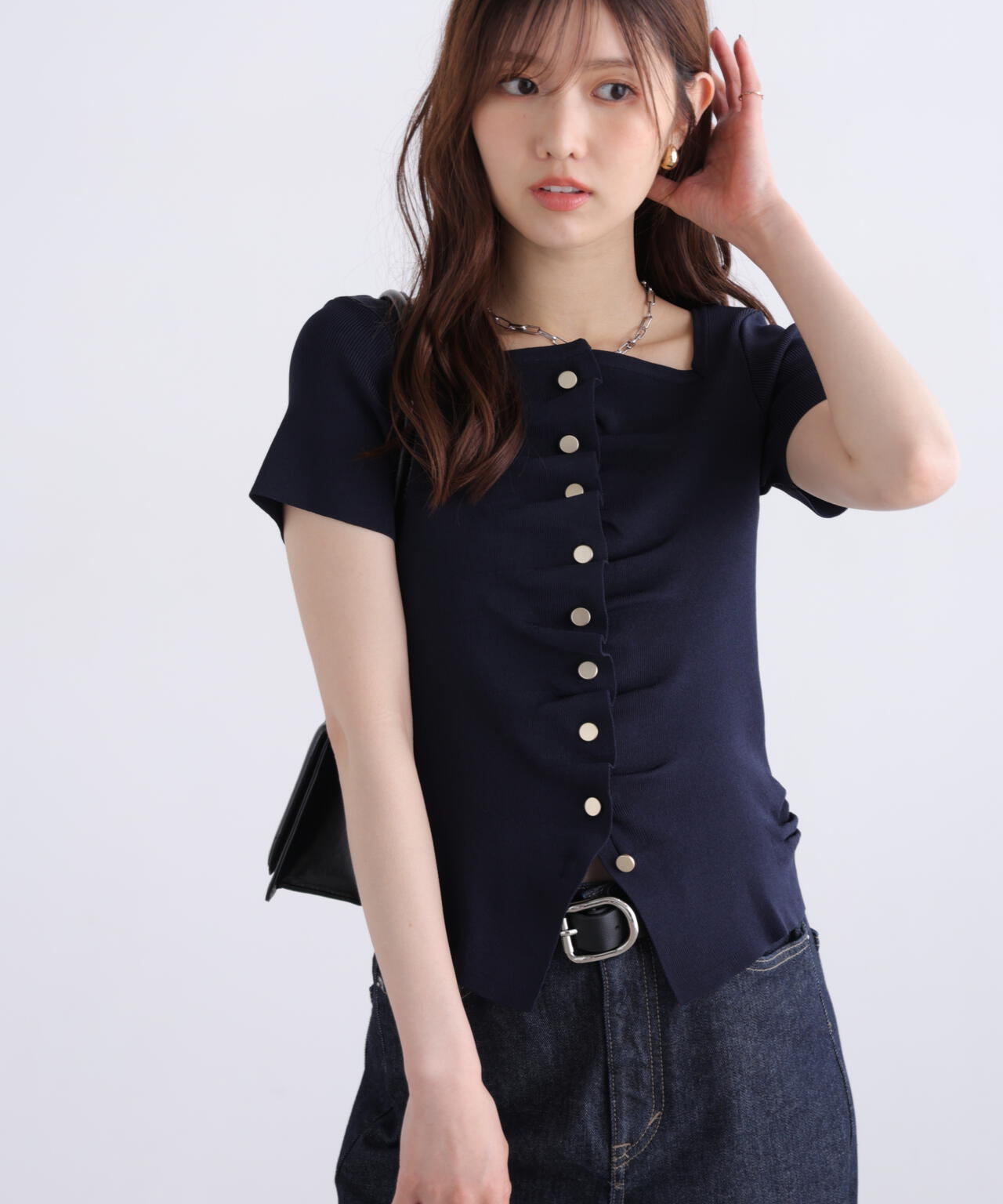162cm 着用サイズ:FR