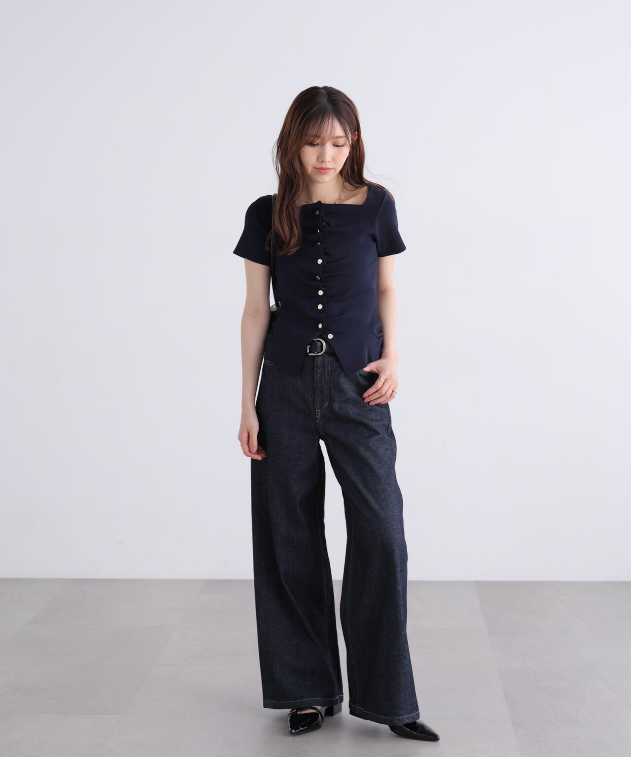 162cm 着用サイズ:FR