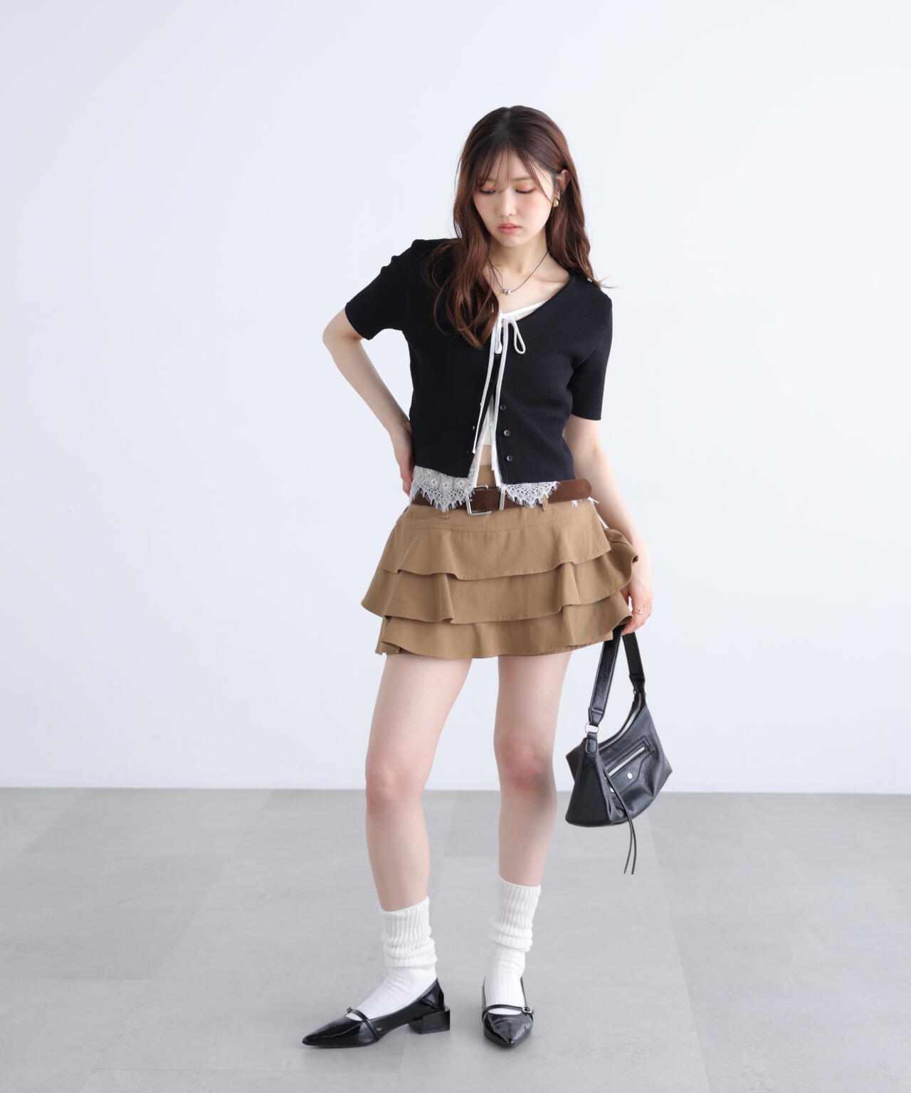 162cm 着用サイズ:FR