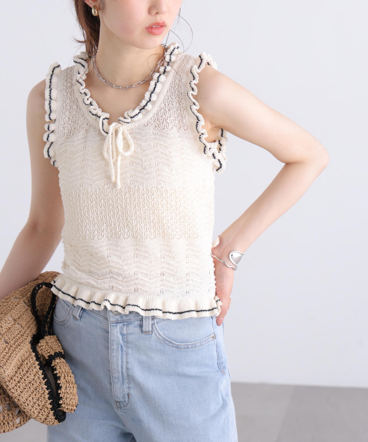 162cm 着用サイズ:FR