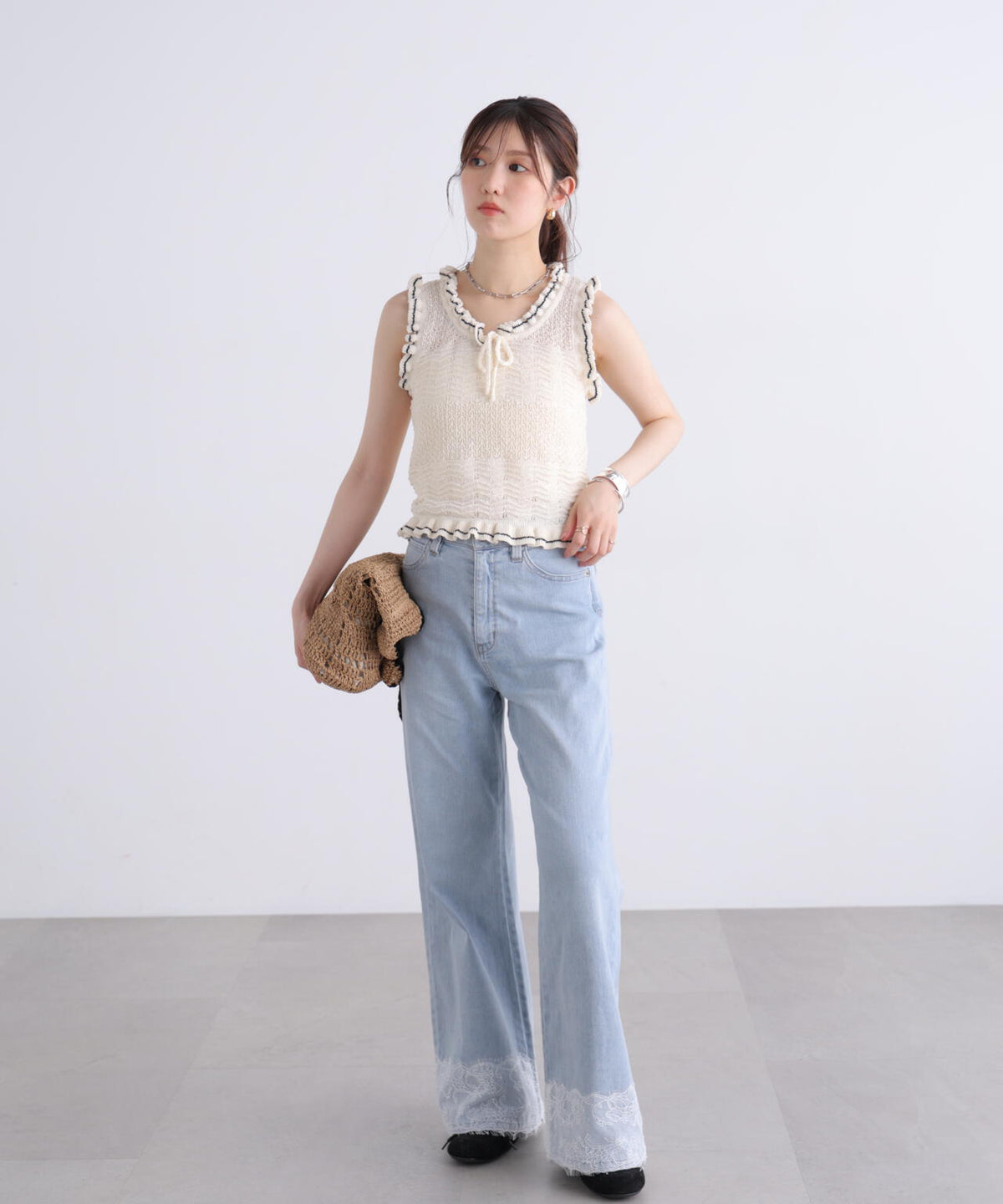 162cm 着用サイズ:FR