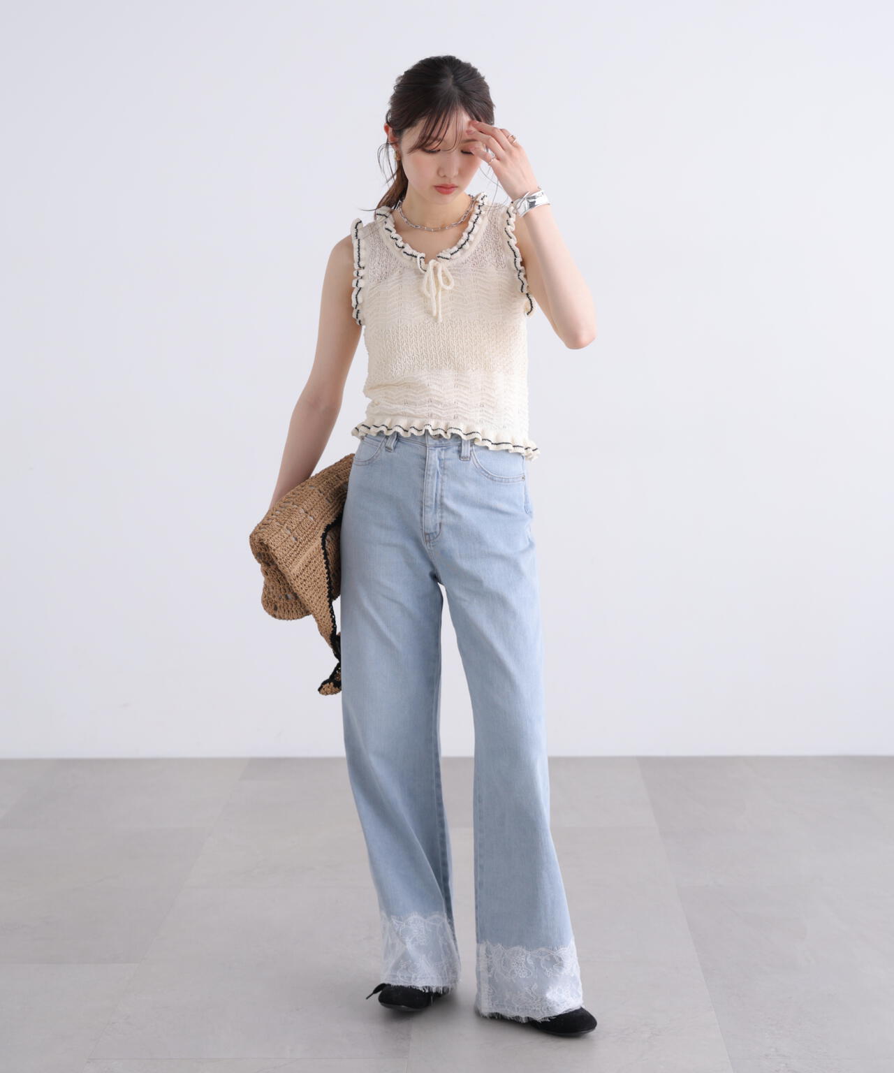 162cm 着用サイズ:FR