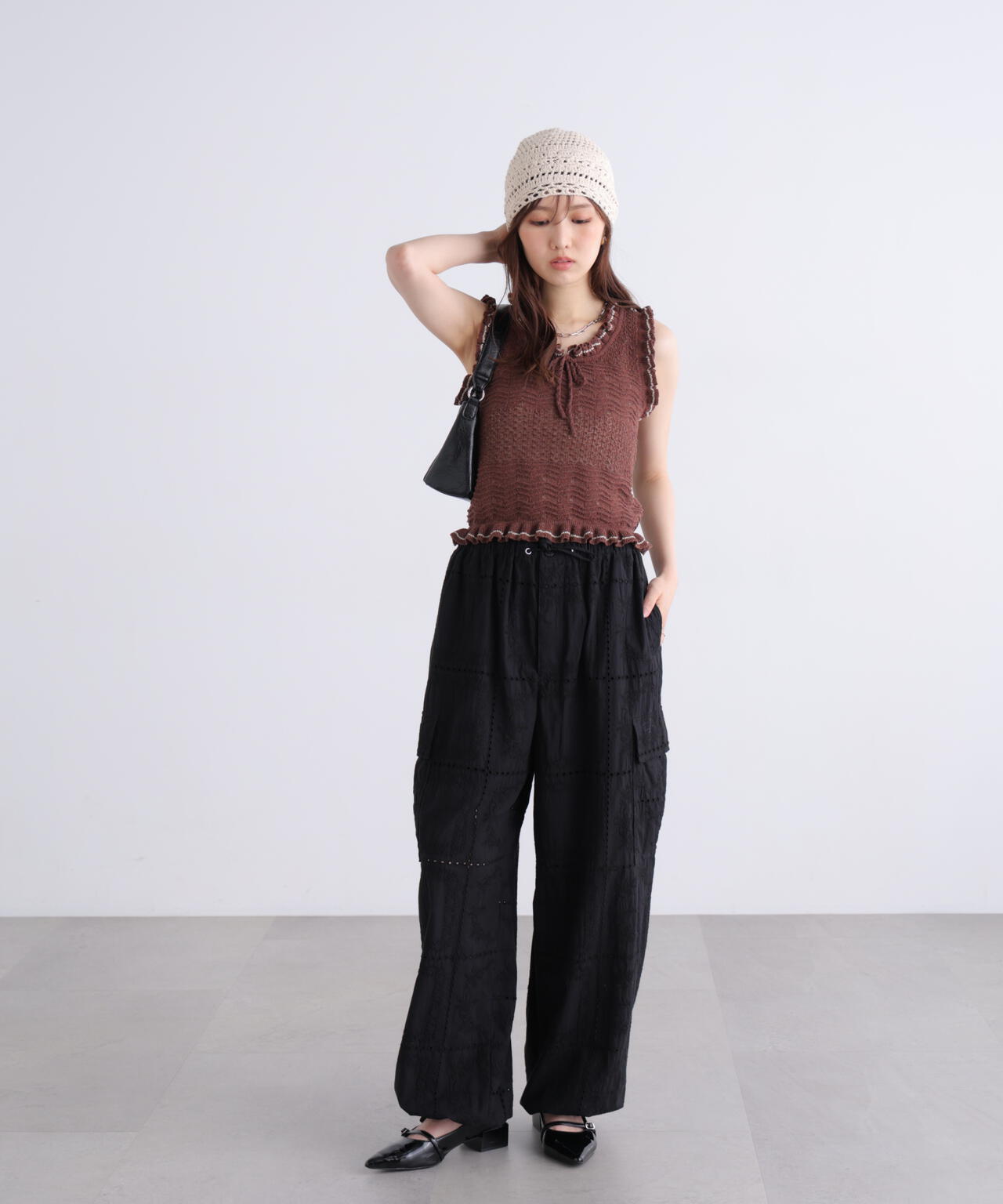 162cm 着用サイズ:FR