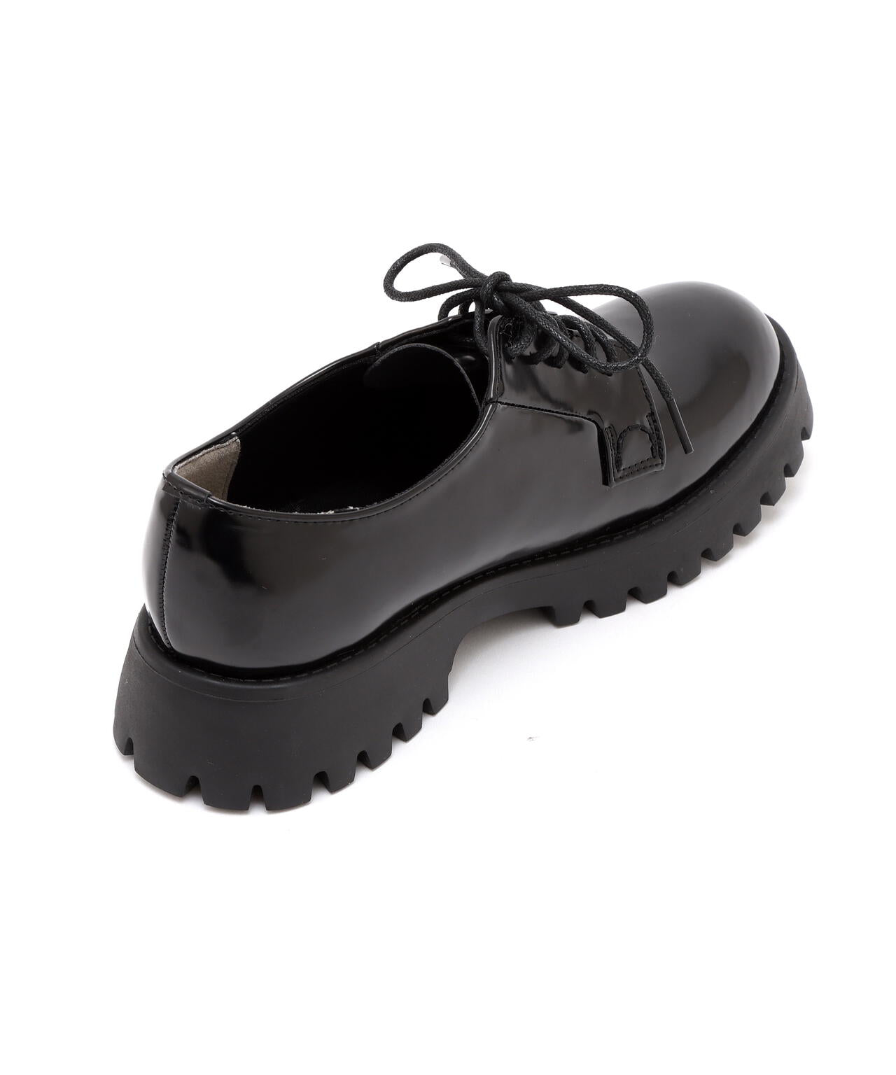 厚底レースアップシューズ