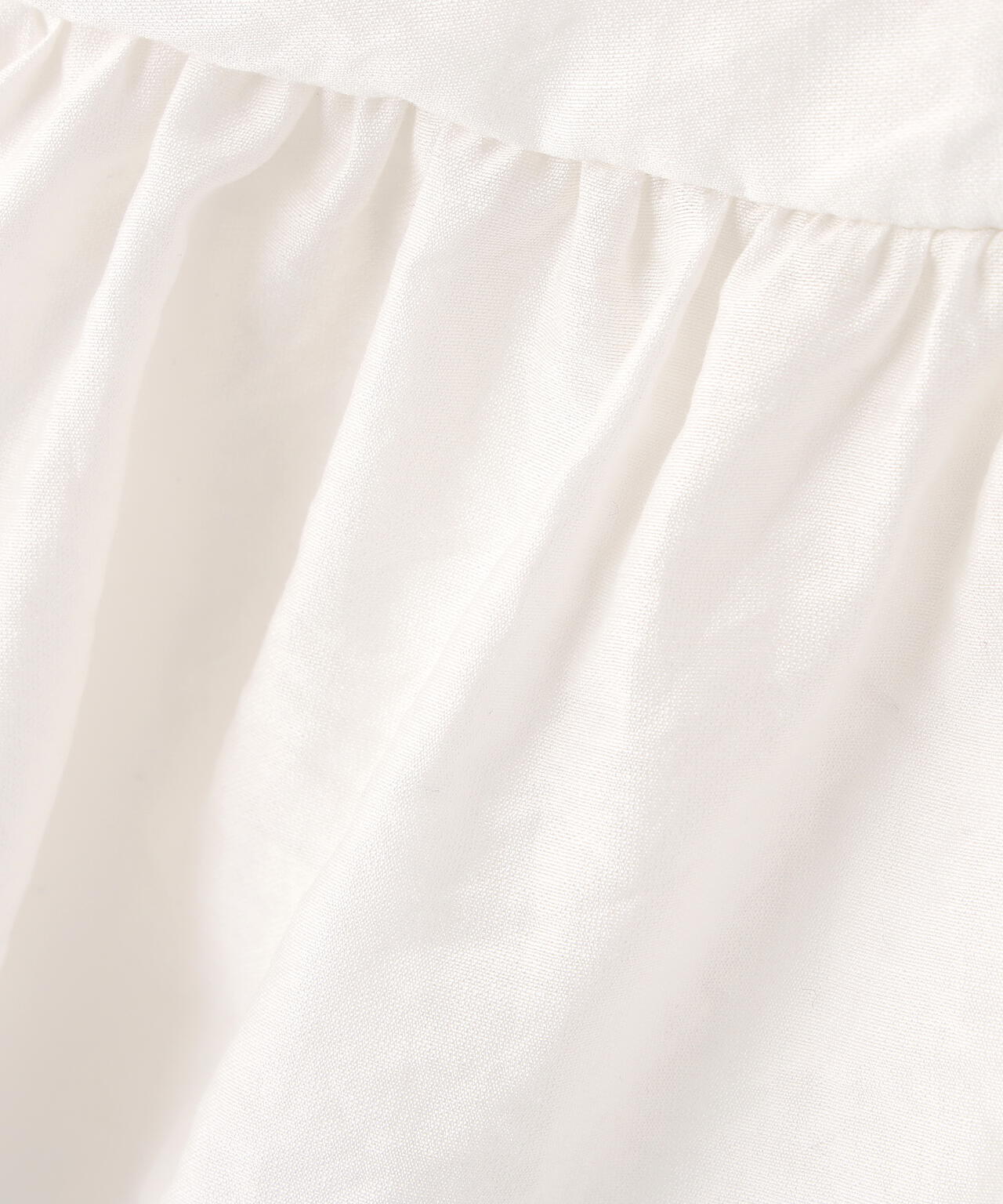 フロントシャーリングペプラムブラウス
