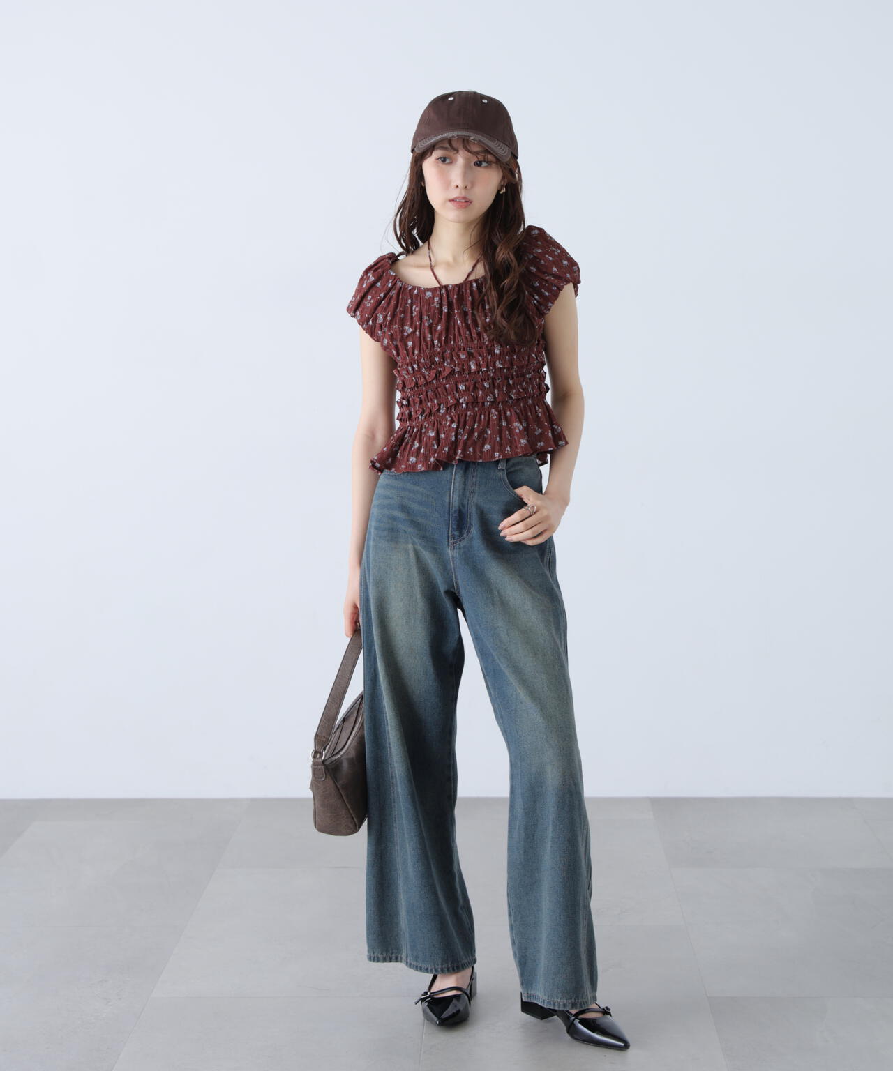 162cm 着用サイズ:FR