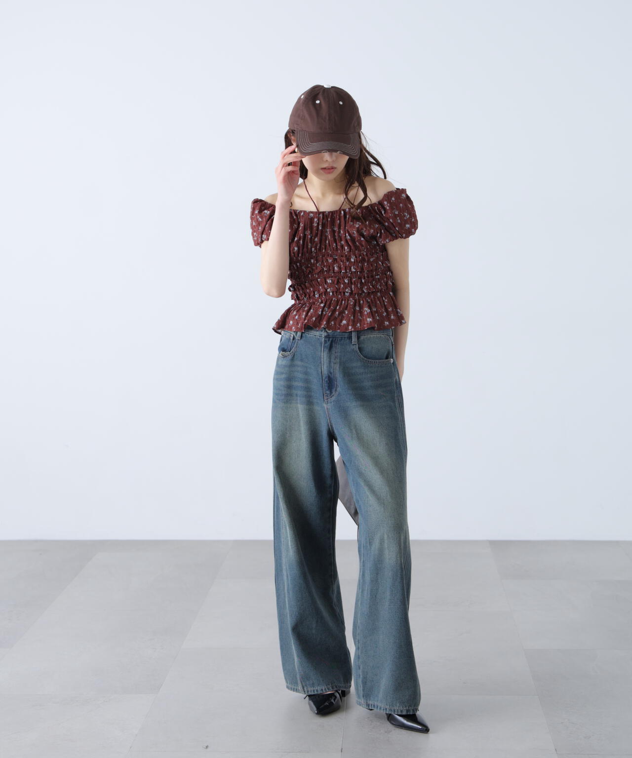 162cm 着用サイズ:FR