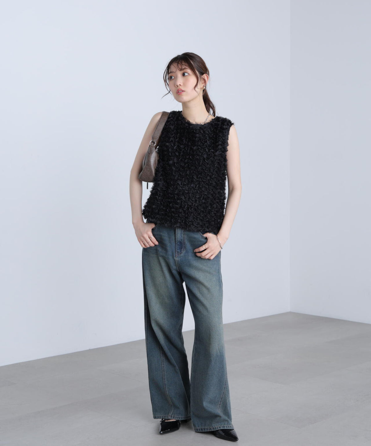 162cm 着用サイズ:FR