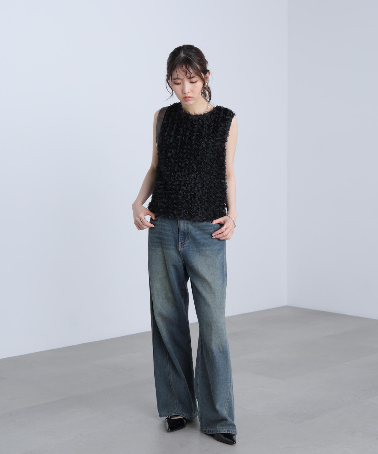 162cm 着用サイズ:FR