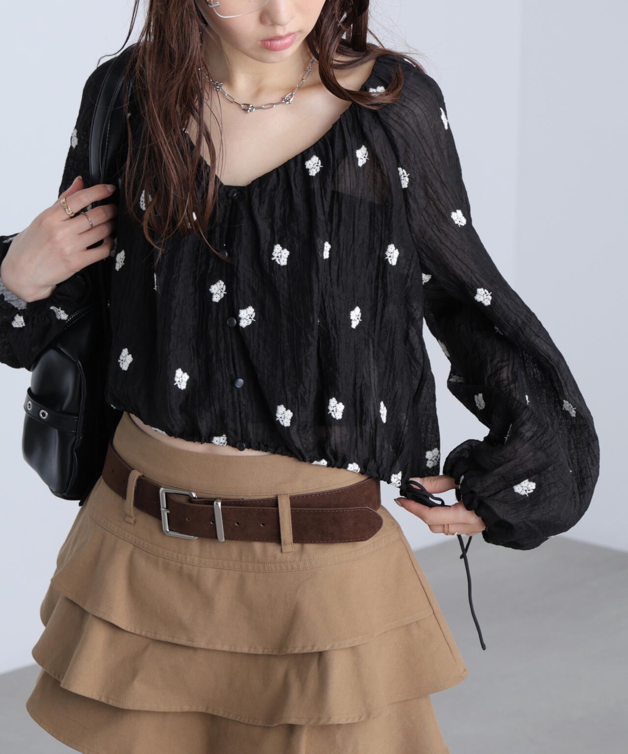 162cm 着用サイズ:FR