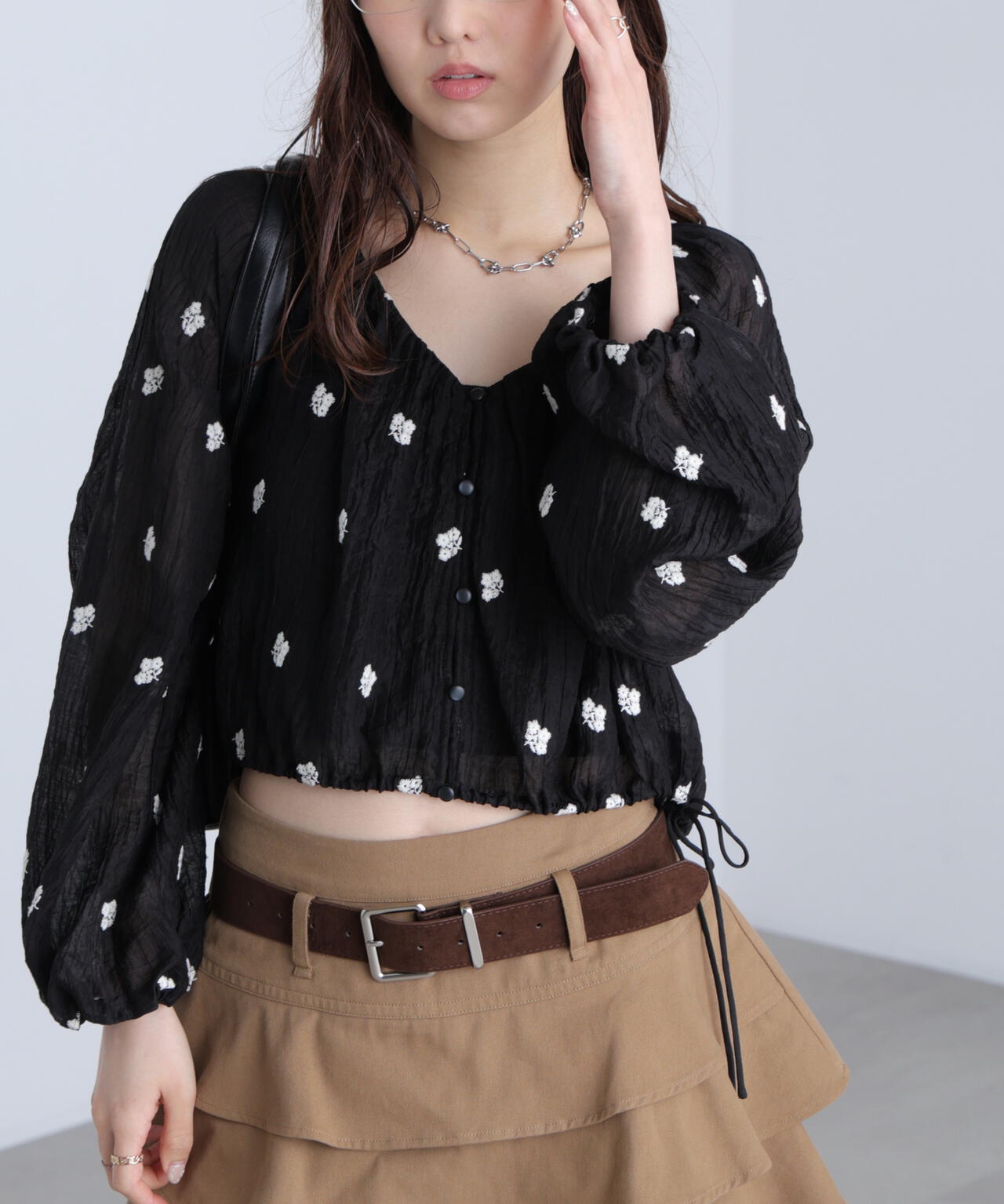 162cm 着用サイズ:FR