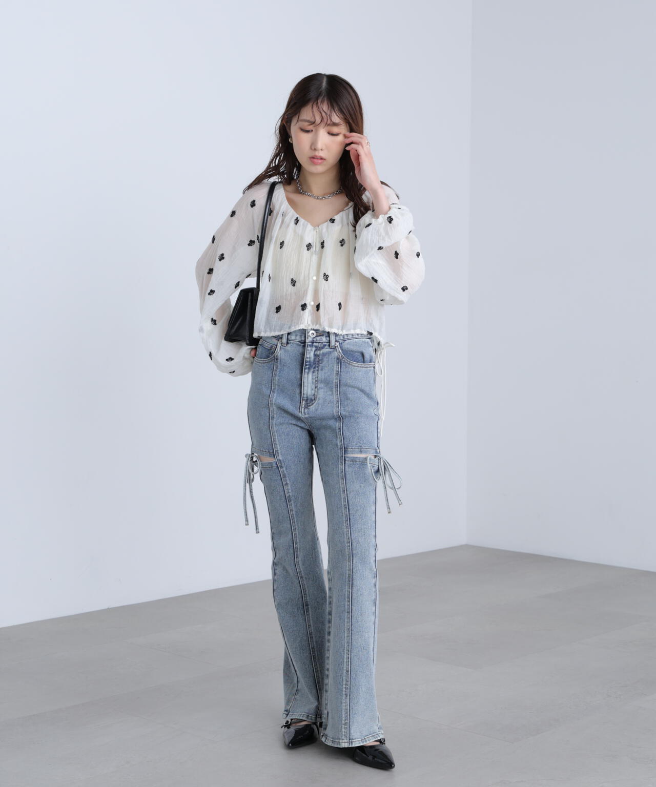 162cm 着用サイズ:FR
