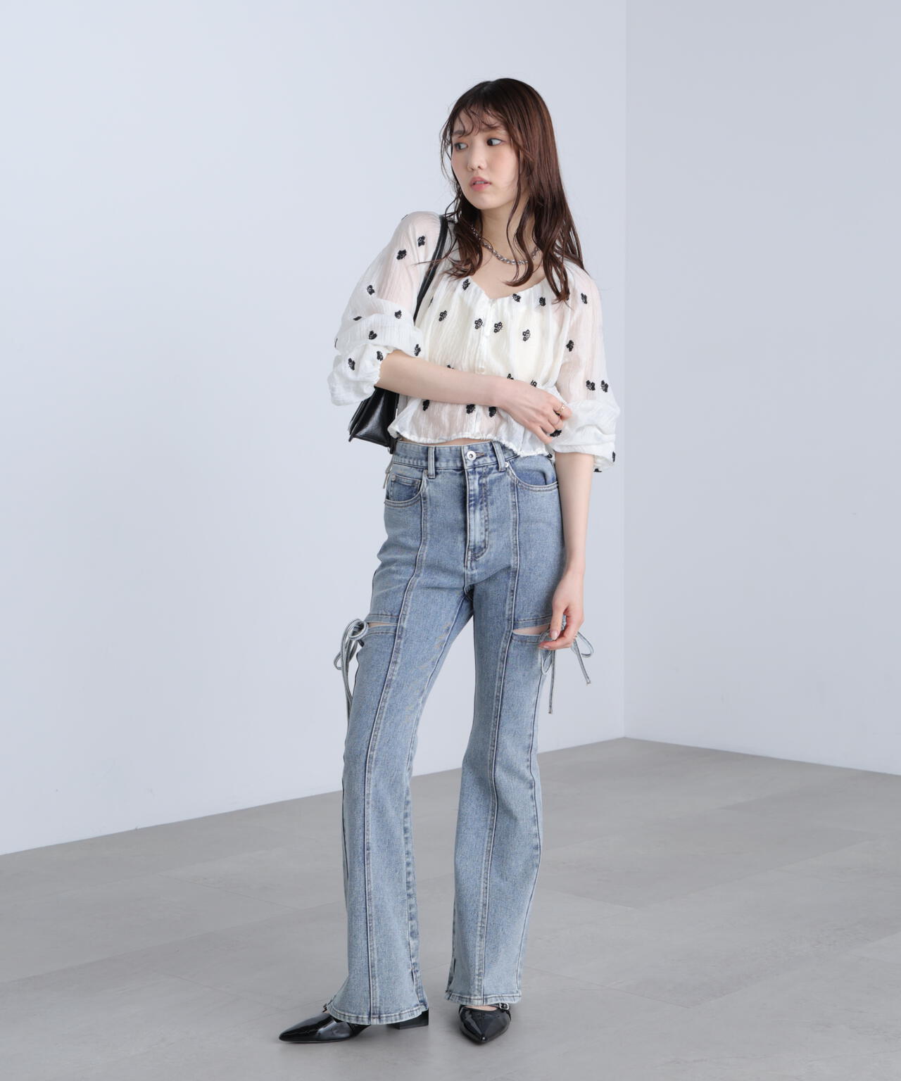 162cm 着用サイズ:FR