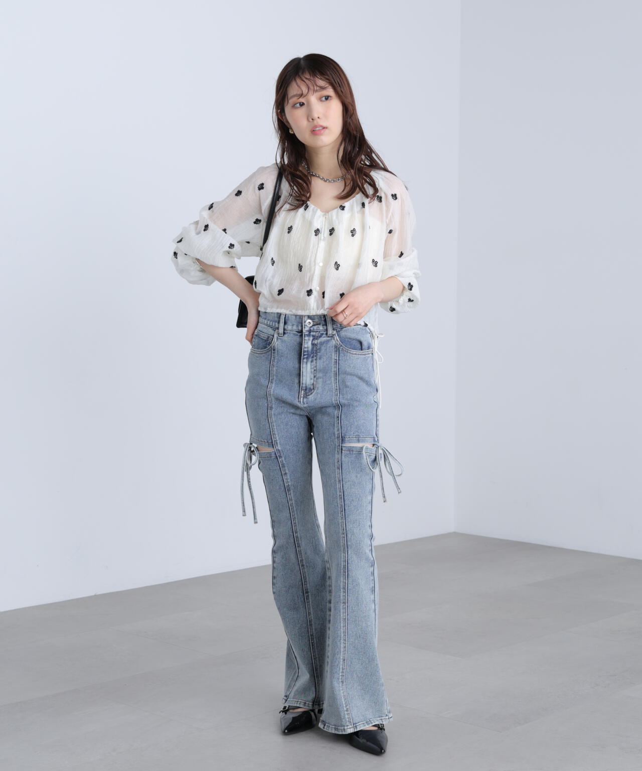 162cm 着用サイズ:FR