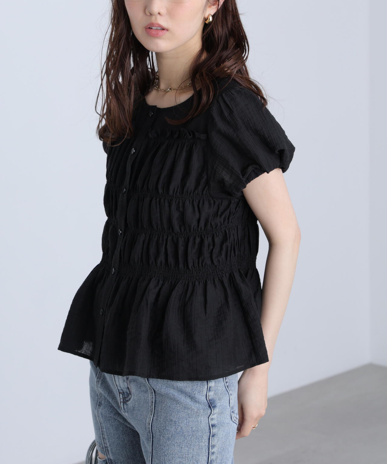162cm 着用サイズ:FR