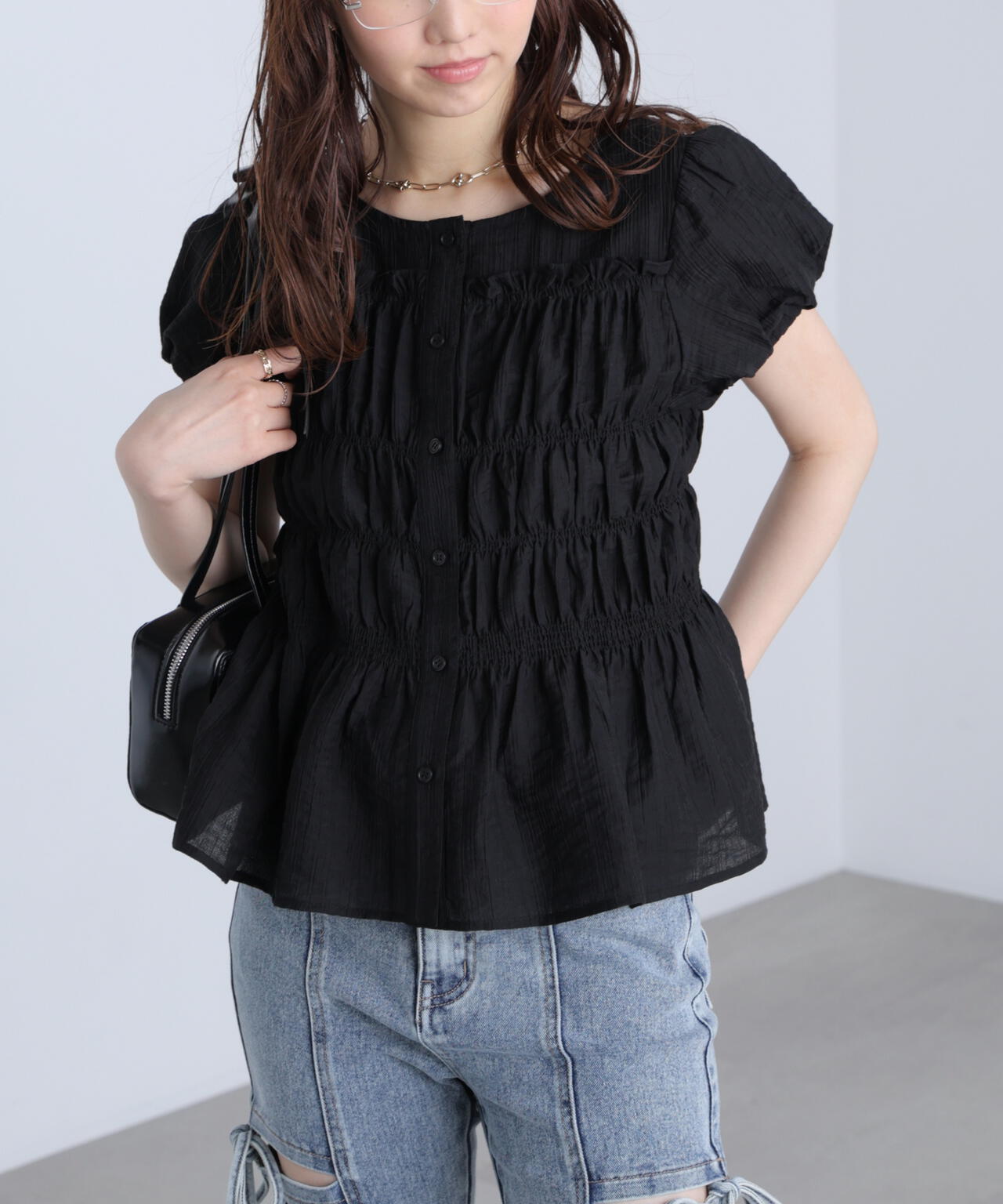 162cm 着用サイズ:FR