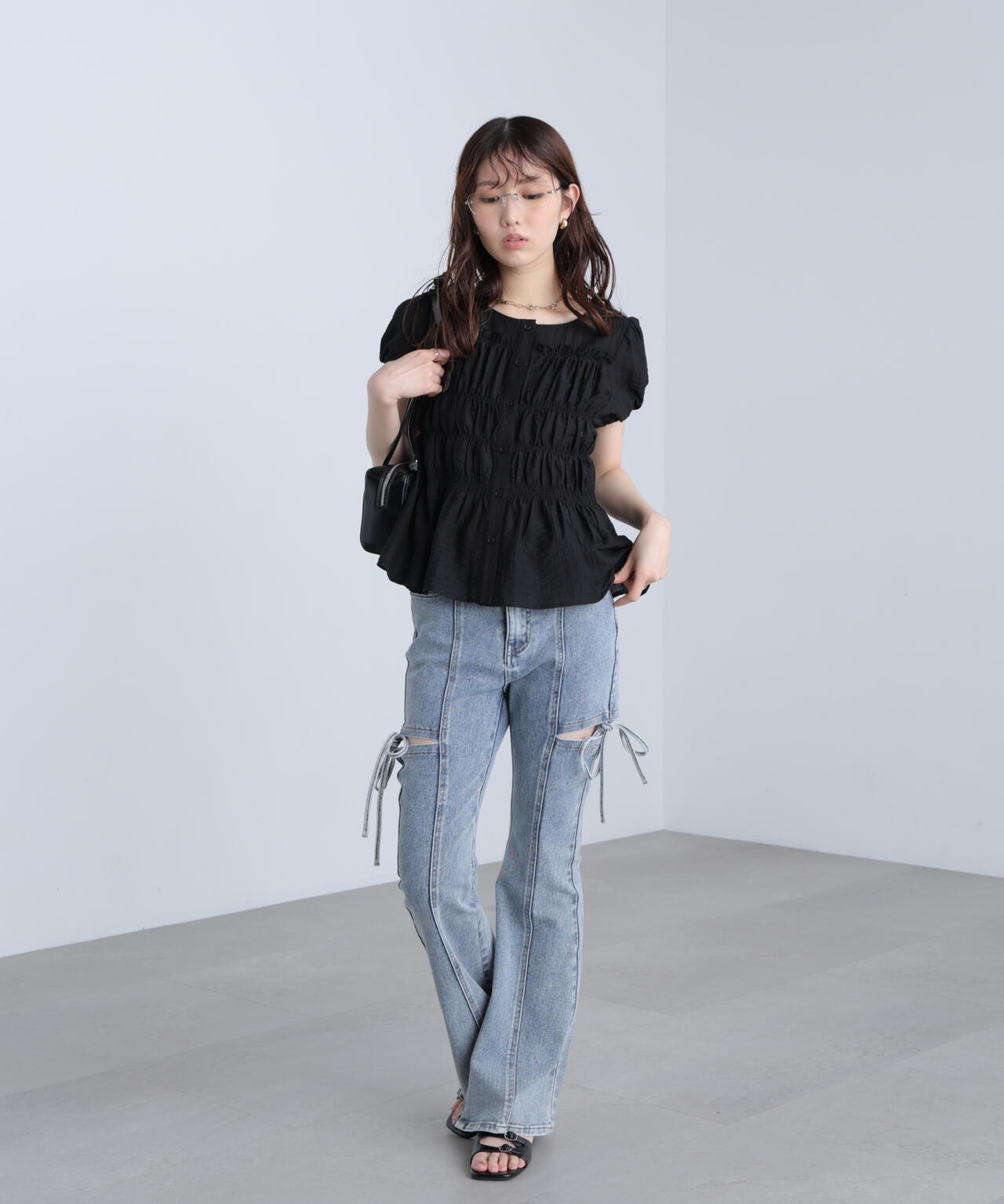 162cm 着用サイズ:FR