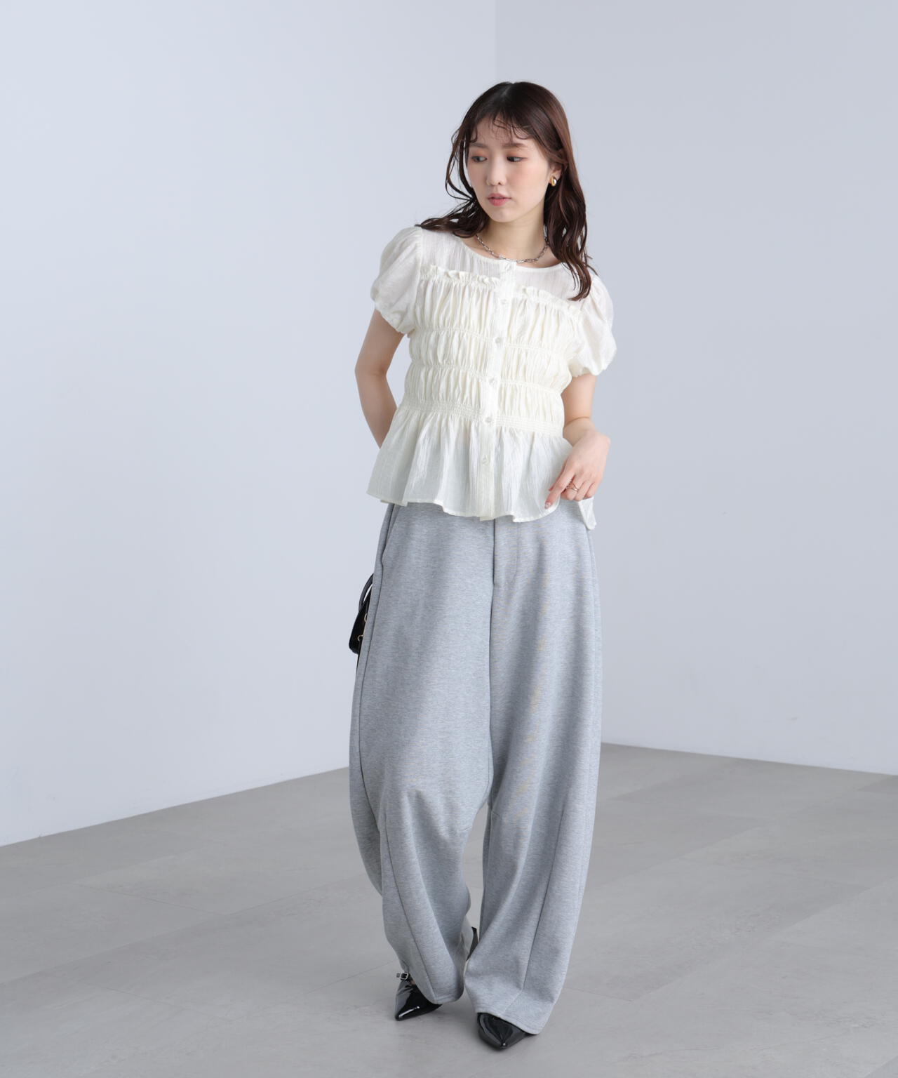 162cm 着用サイズ:FR