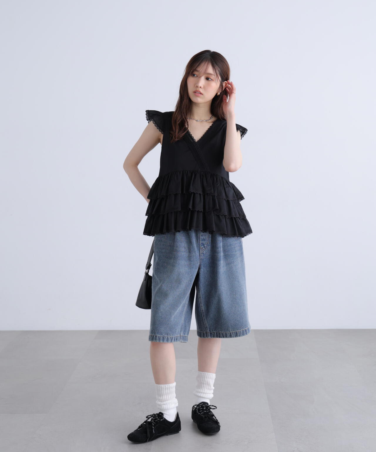 162cm 着用サイズ:FR
