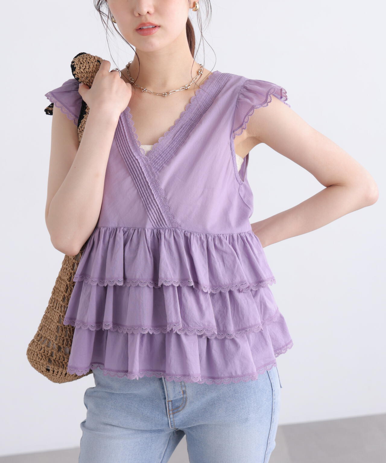 162cm 着用サイズ:FR